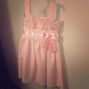 Peach kids dress